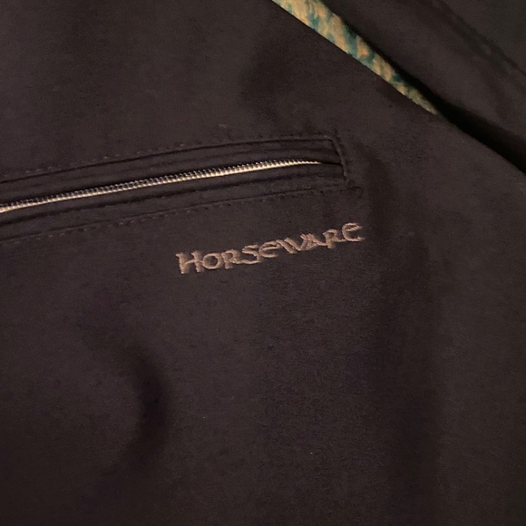 Horseware girls competition jacket navy and red - Picture 4 of 9